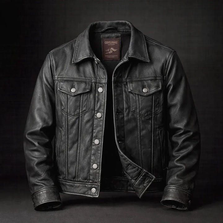 GAULTIER | Veste en cuir vintage