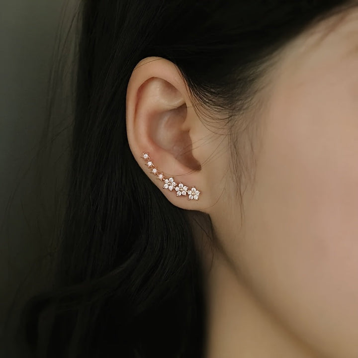 Gloria - Boucles d'oreilles florales intemporelles