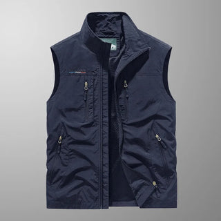 Stuart - Gilet Cargo Extensible et Respirant à Multi-Poches