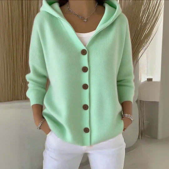 Elena™ | Cardigan d'automne en tricot doux