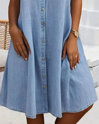 Salomé™ | Denim Shirt Dress