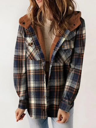 Di Lana | Veste à Carreaux Douillette Doublée en Fleece