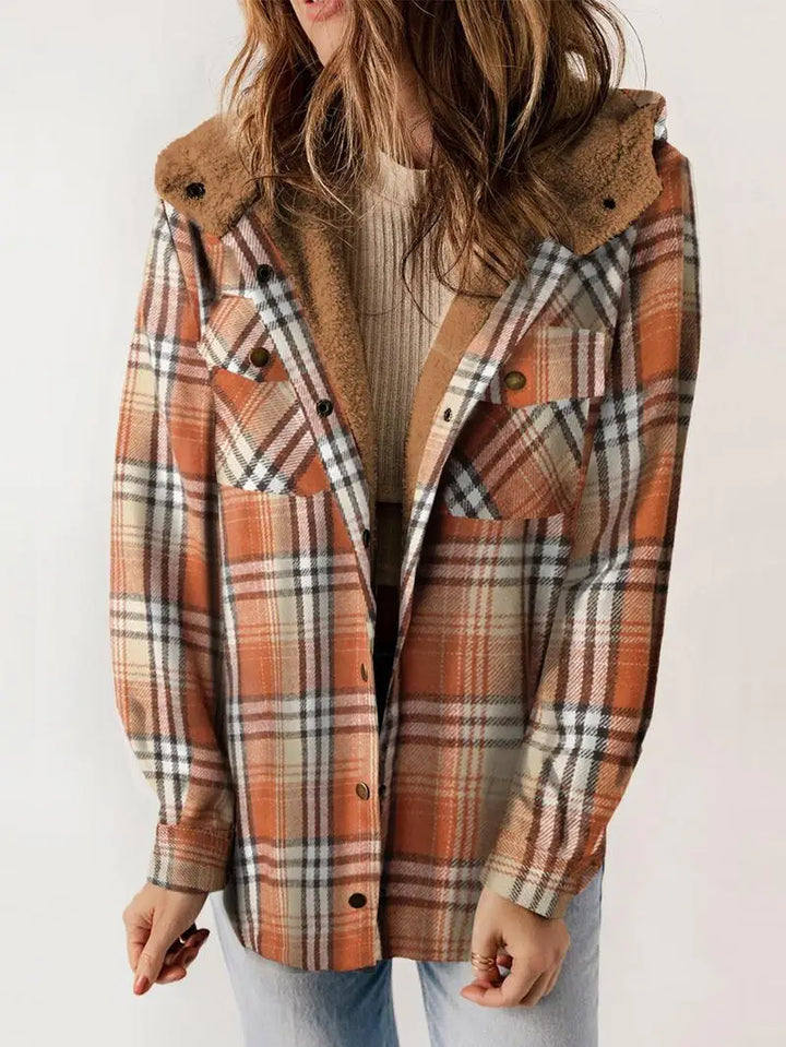 Di Lana | Veste à Carreaux Douillette Doublée en Fleece