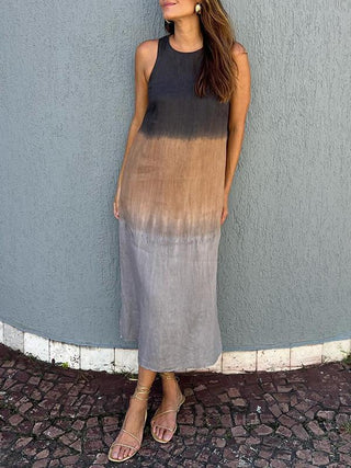 Aurelia™ | Élégante Robe à Motif Naturel