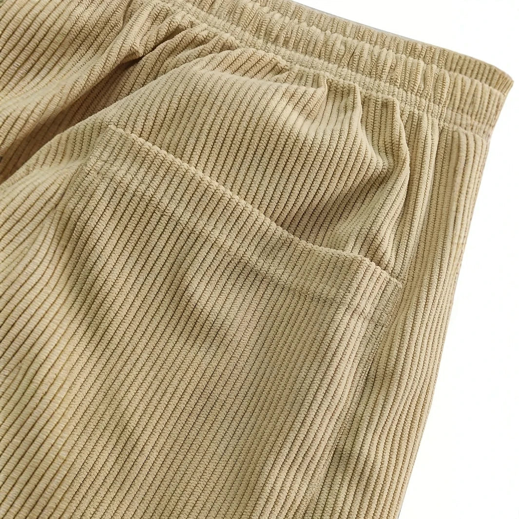 Andres | Pantalons de sport en velours côtelé