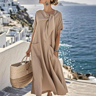 Emilia™ | Maxi Robe avec Nœud