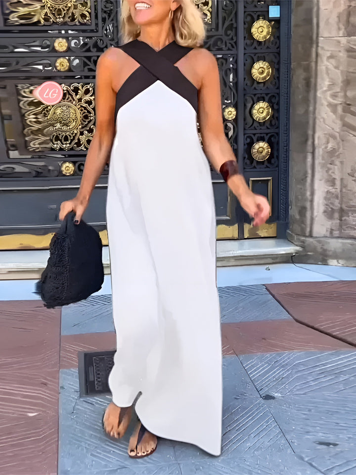 Amélie™ | Robe d'Été Élégante à Encolure Croisée