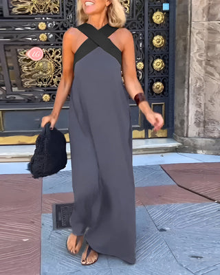 Amélie™ | Robe d'Été Élégante à Encolure Croisée