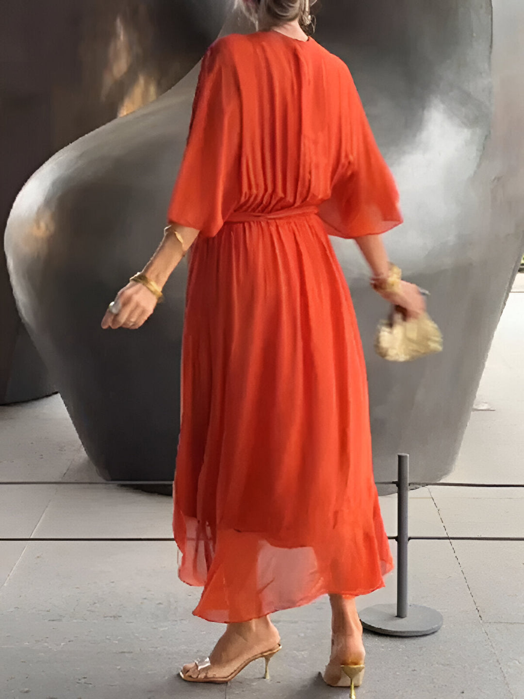 Monica™ | Robe avec Décolleté en V