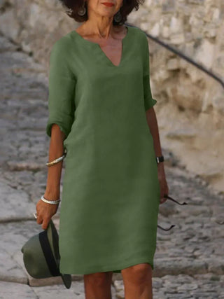 Josette™ | Élégante Robe à Décolleté en V