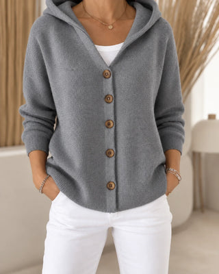 Teri | Cardigan léger à capuche