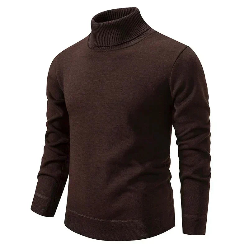 Franck - Pull Col Roulé Élégant