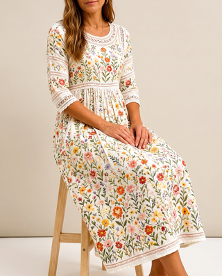 Robe midi | Wildflower Meadow Charm