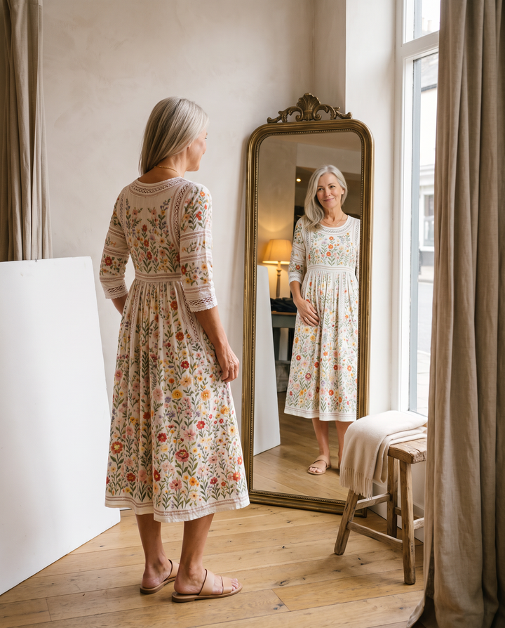 Robe midi | Wildflower Meadow Charm