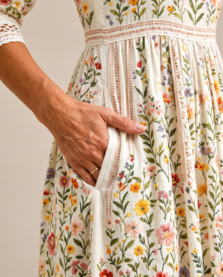 Robe midi | Wildflower Meadow Charm