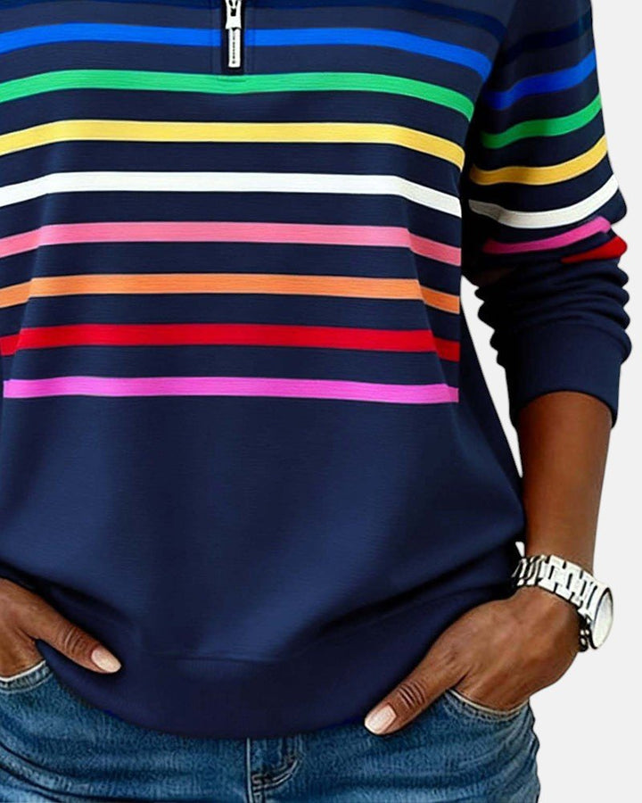 Madison | Sweat-shirt à fermeture éclair quart de tour pour femme