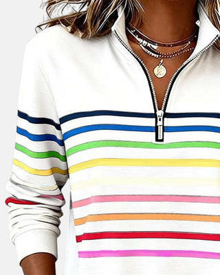 Madison | Sweat-shirt à fermeture éclair quart de tour pour femme
