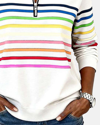 Madison | Sweat-shirt à fermeture éclair quart de tour pour femme