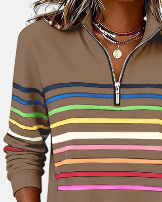 Madison | Sweat-shirt à fermeture éclair quart de tour pour femme