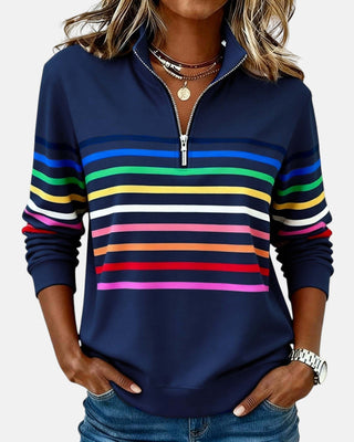 Madison | Sweat-shirt à fermeture éclair quart de tour pour femme