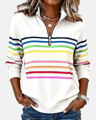 Madison | Sweat-shirt à fermeture éclair quart de tour pour femme