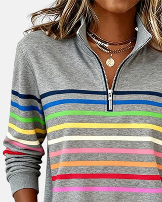 Madison | Sweat-shirt à fermeture éclair quart de tour pour femme