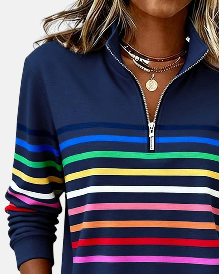 Madison | Sweat-shirt à fermeture éclair quart de tour pour femme